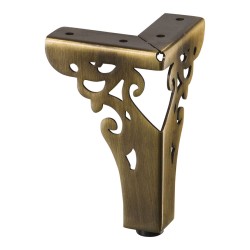 Опора мебельная стальная KAX-4626-0110-A08 цвет античная бронза высота 110 мм Опора мебельная стальная KAX-4626-0110-A08 цвет античная бронза высота 110 мм