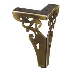 Опора мебельная стальная KAX-4626-0150-A08 цвет античная бронза высота 150 мм Опора мебельная стальная KAX-4626-0150-A08 цвет античная бронза высота 150 мм