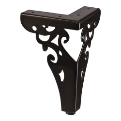 Опора мебельная стальная KAX-4626-0150-B13 цвет черный высота 150 мм Опора мебельная стальная KAX-4626-0150-B13 цвет черный высота 150 мм