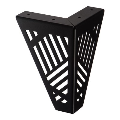 Опора мебельная KAX-4630-0150-B13 цвет черный высота 150 мм 