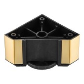 Опора мебельная KBA-9001-0050-I01 цвет глянцевое золото высота 50 мм