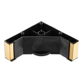 Опора мебельная KBA-9004-0050-I01 цвет глянцевое золото высота 50 мм 