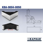 Опора мебельная KBA-9004-0050-I01 цвет глянцевое золото высота 50 мм 