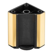 Опора мебельная KBA-9008-0080-I01 цвет глянцевое золото высота 80 мм 