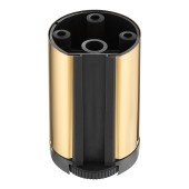 Опора мебельная KBA-9009-0080-I01 цвет глянцевое золото высота 80 мм 