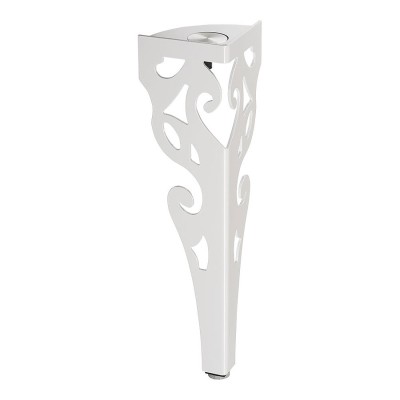 Опора мебельная под стекло KMC-2001-0710-B12 цвет белый высота 710 мм Опора мебельная под стекло KMC-2001-0710-B12 цвет белый высота 710 мм