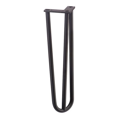 Опора мебельная KSA-0016-0410-B13 цвет черный высота 410 мм Опора мебельная KSA-0016-0410-B13 цвет черный высота 410 мм