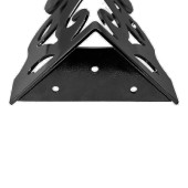 Опора мебельная KSA-2001-0410-B13 цвет черный высота 410 мм 