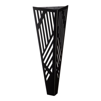 Опора мебельная KSA-2011-0410-B13 цвет черный высота 410 мм Опора мебельная KSA-2011-0410-B13 цвет черный высота 410 мм