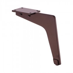 Опора мебельная стальная 1330 0150 Nova Bakir Mat серия Milano цвет коричневый высота 150 мм
