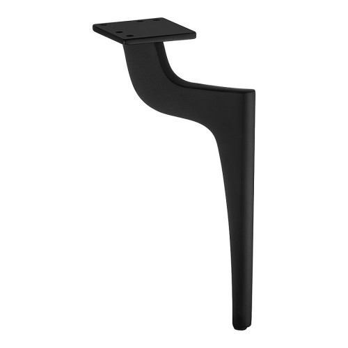 Опора мебельная 1460 0250 Matt Black серия ZARIF цвет черный матовый высота 250 мм