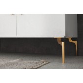 Опора мебельная 1460 0200 Nova Bakir Matt серия ZARIF цвет коричневый матовый высота 200 мм