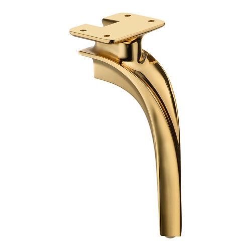 Опора мебельная 2390 0210 Gold цвет глянцевое золото высота 210 мм 