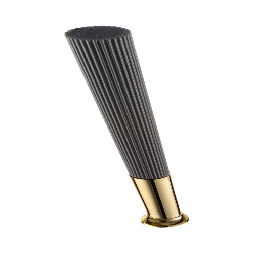 Опора мебельная 3510 0160 Matt Fume/Metalized Gold серия SUIT цвет матовый серый / глянцевое золото высота 160 мм Опора мебельная 3510 0160 Matt Fume/Metalized Gold серия SUIT цвет матовый серый / глянцевое золото высота 160 мм