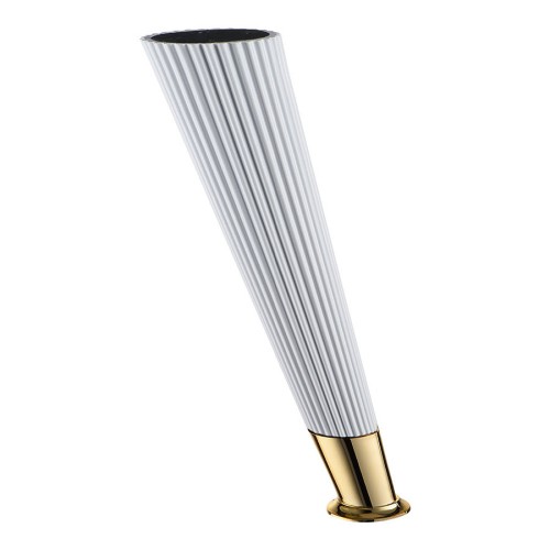 Опора мебельная 3510 0230 Matt White/Metalized Gold серия SUIT цвет матовый белый / глянцевое золото высота 230 мм Опора мебельная 3510 0230 Matt White/Metalized Gold серия SUIT цвет матовый белый / глянцевое золото высота 230 мм