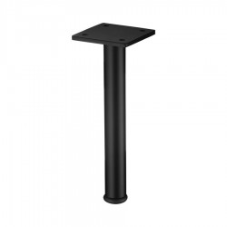 Опора мебельная ESL 168-170 Black цвет черный матовый высота 160 мм 
