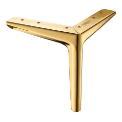 Опора мебельная ESL 307-150 Gold цвет глянцевое золото высота 150 мм