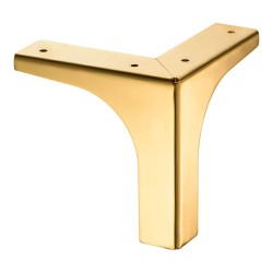 Опора мебельная ESL 313-115 Gold цвет глянцевое золото высота 120 мм 