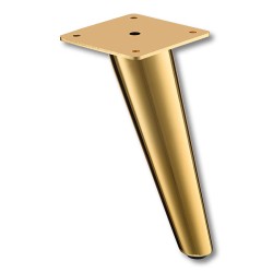 Опора мебельная KAX-0433-0180-A09 цвет глянцевое золото высота 180 мм