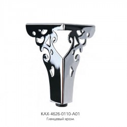 Опора мебельная стальная KAX-4626-0110-A01 цвет глянцевый хром высота 110 мм 
