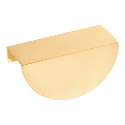 Ручка торцевая 1233-64-Matt Gold цвет сатинированное золото длина 110 мм, крепление 64 мм Ручка торцевая 1233-64-Matt Gold цвет сатинированное золото длина 110 мм, крепление 64 мм