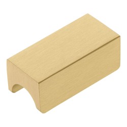 Ручка накладная 1700 0032 BB цвет матовое золото длина 44 мм, крепление 32 мм 