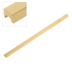 Ручка накладная 1700 0576 BB цвет матовое золото длина 588 мм, крепление 576 мм