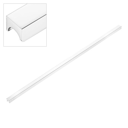 Ручка накладная 1700 0832 CR цвет глянцевый хром длина 844 мм, крепление 832 мм 