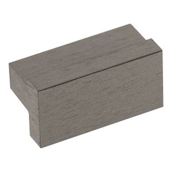 Ручка накладная 1739 0032 ELX1 цвет брашированный графит длина 48 мм, крепление 32 мм 