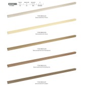 Ручка накладная 1739 0160 ELX1 цвет брашированный графит длина 176 мм, крепление 160 мм 