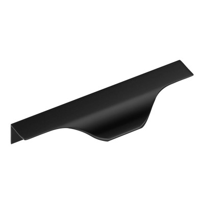 Ручка профиль фигурная накладная 8918 0128 0001 AL6 цвет черный длина 150 мм   