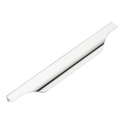 Ручка профиль фигурная накладная 8918 0256 CR цвет глянцевый хром длина 300 мм