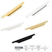 Ручка торцевая 8918 0256 AL6 цвет черный длина 300 мм, крепление 256 мм Ручка торцевая 8918 0256 AL6 цвет черный длина 300 мм, крепление 256 мм