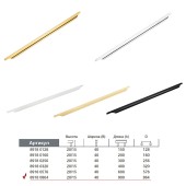 Ручка торцевая 8918 0864 0003 BB цвет матовое золото длина 900 мм, крепление 864 мм Ручка торцевая 8918 0864 0003 BB цвет матовое золото длина 900 мм, крепление 864 мм