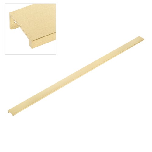 Ручка торцевая 8926 0864 0002 BB цвет матовое золото длина 900 мм, крепление 864 мм