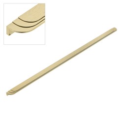 Ручка накладная 9358 0960 ELX5 цвет брашированная латунь длина 980 мм, крепление 480-480 мм