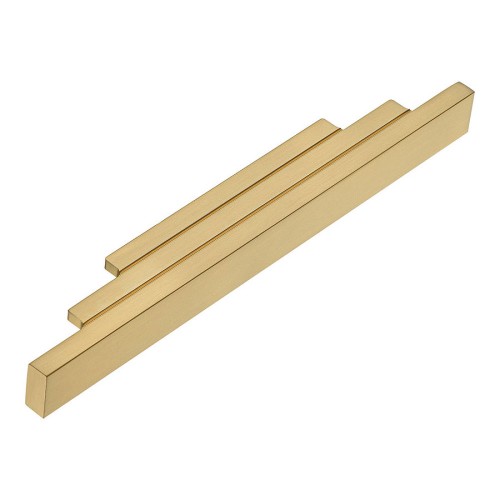 Ручка накладная 9429 0224 GB цвет матовая латунь длина 244 мм, крепление 224 мм