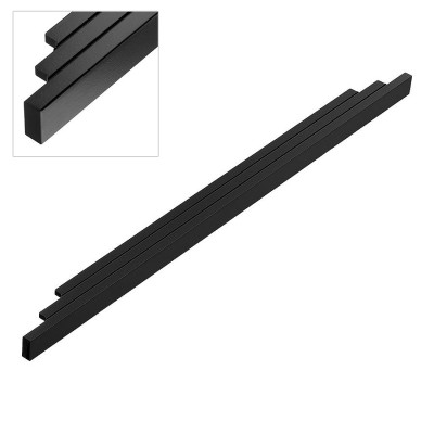 Ручка накладная 9429 0512 AL6 цвет черный длина 532 мм, крепление 512 мм