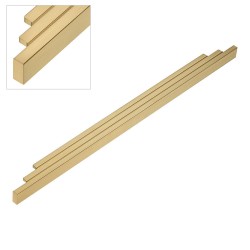 Ручка накладная 9429 0512 GB цвет матовая латунь длина 532 мм, крепление 512 мм Ручка накладная 9429 0512 GB цвет матовая латунь длина 532 мм, крепление 512 мм