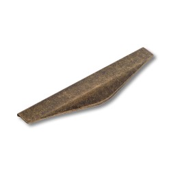 Ручка профиль фигурная накладная 6782-831 античная бронза длина 240 мм
