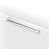 Ручка профиль фигурная накладная 6802-400 глянцевый хром длина 240 мм 