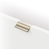 Ручка профиль фигурная накладная 6803-400 глянцевый хром длина 72 мм