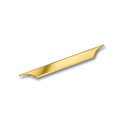Ручка профиль фигурная накладная 8254 0192 GL цвет глянцевое золото длина 340 мм