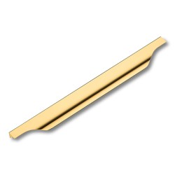 Ручка профиль фигурная накладная 8918 0320 GL цвет глянцевое золото длина 400 мм