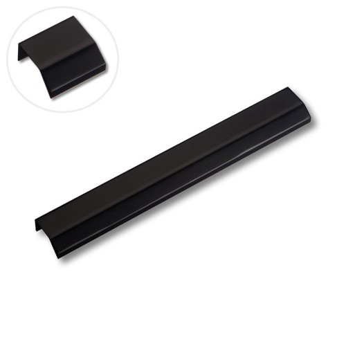 Ручка торцевая 8920 0256 AL6 цвет черный длина 300 мм, крепление 256 мм