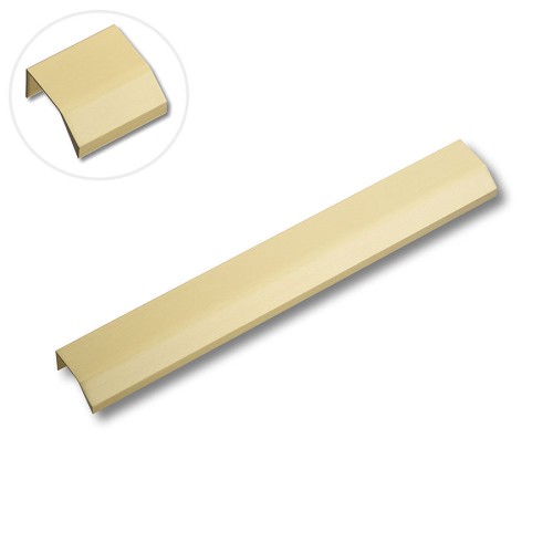 Ручка торцевая 8920 0256 BB цвет матовое золото длина 300 мм, крепление 256 мм