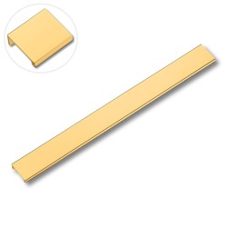 Ручка профиль прямоугольная накладная 8926 0320 GL глянцевое золото длина 400 мм