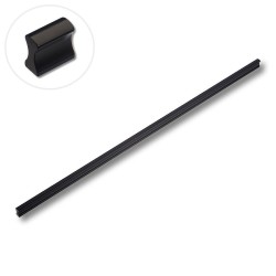 Ручка профиль фигурная накладная PI600-14 цвет черный длина 600 мм